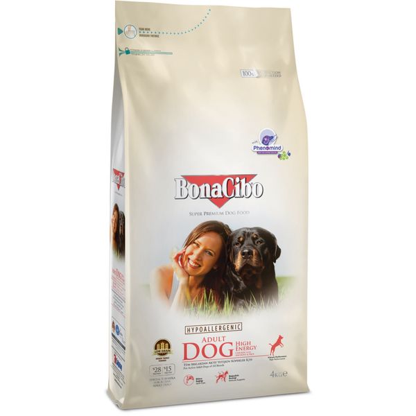 BonaCibo Adult Dog High Energy Chicken&Rice with Anchovy 4 kg BC406175 фото