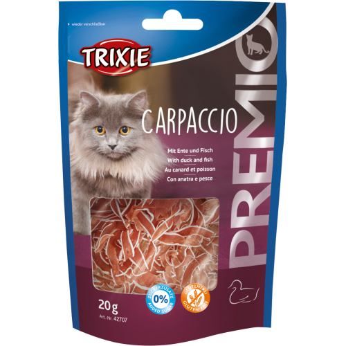 Ласощі Trixie Premio Carpaccio для котів, з качкою та рибою, 20 г 1111133312 фото