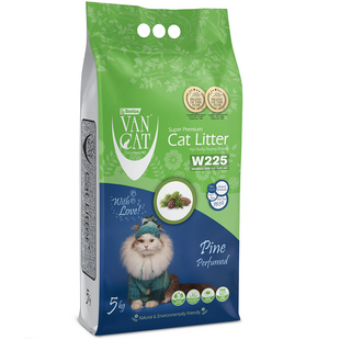 VanCat Cat Litter Pine - наполнитель бентонитовый с ароматом сосны для кошачьего туалета 5кг 114476 фото