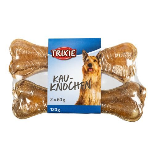 Кісточка Trixie для чищення зубів собак, пресована, з рубцем, 12 см, 60 г, 2 шт 1111118269 фото