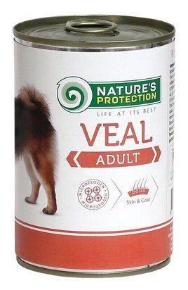 Nature's Protection Adult Veal - влажный корм для взрослых всех пород с телятиной 800г KIK24633 фото