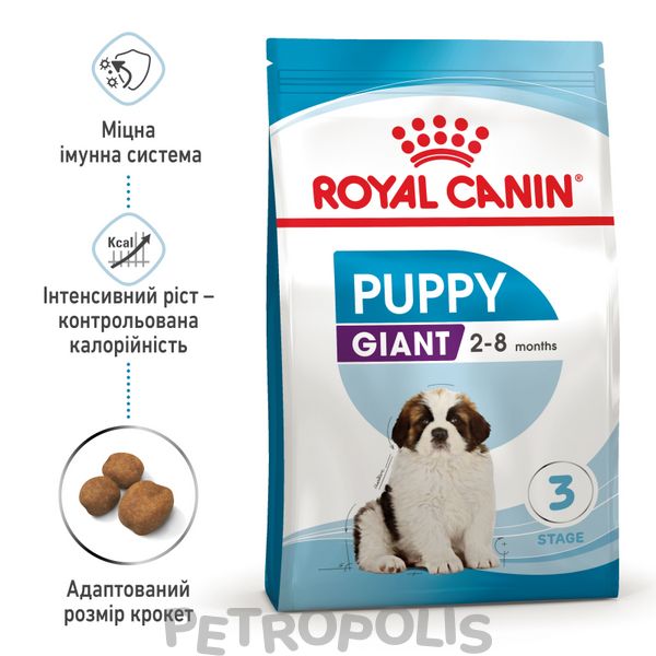 Сухий корм для цуценят Royal Canin GIANT PUPPY 1 кг 3030010 фото