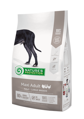 Nature's Protection Maxi Adult Large Breeds - сухий корм для дорослих собак великих порід з куркою 4кг NPS45741 фото
