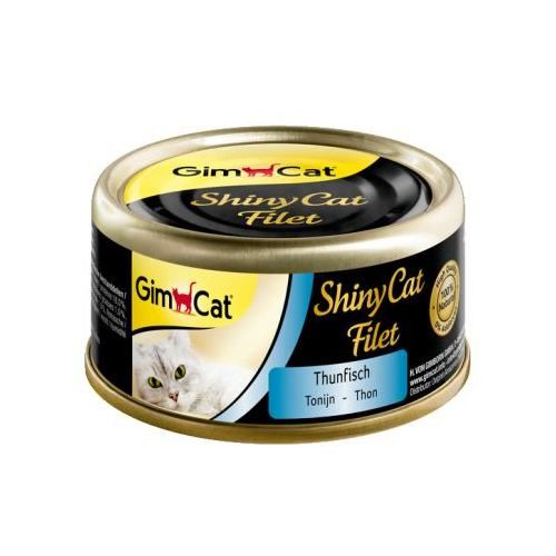 Вологий корм GimCat Shiny Cat Filet для котів, тунець, 70 г 1111148272 фото