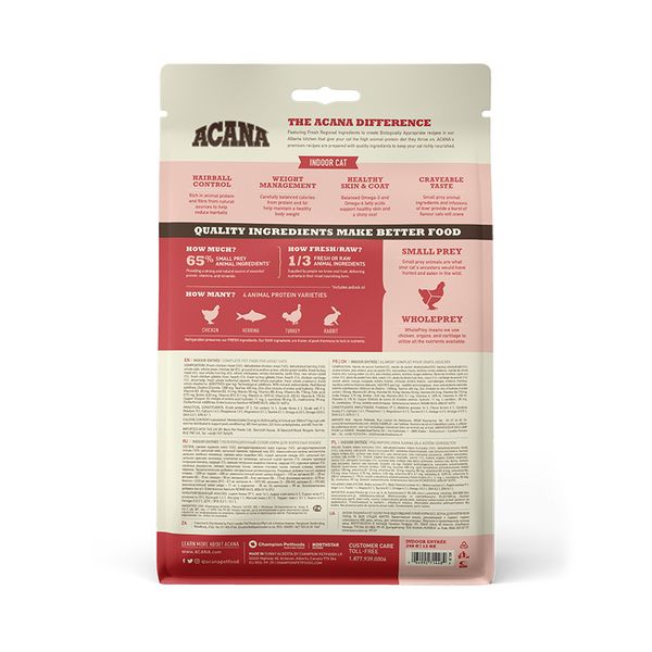 ACANA INDOOR ENTREE CAT 340g a71448 фото