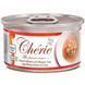 Cherie Signature Flaked Yellowfin mix Skipjack Tuna with Shrimp Entrеes - вологий корм для дорослих котів з ніжними шматочками жовтоперого та смугастого тунця з креветками в соусі 80г CHS14305 фото 1