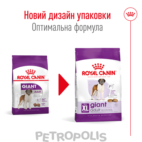 Сухий корм для собак Royal Canin GIANT ADULT 4 кг 3009040 фото