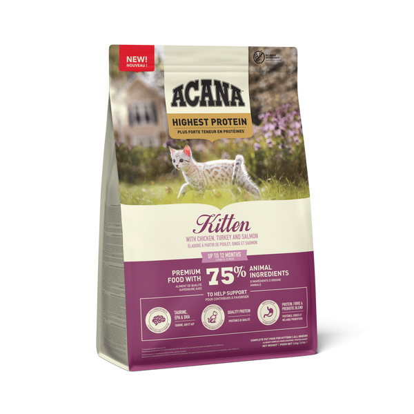 ACANA HIGHEST PROTEIN KITTEN RECIPE 1.8KG a72325 фото