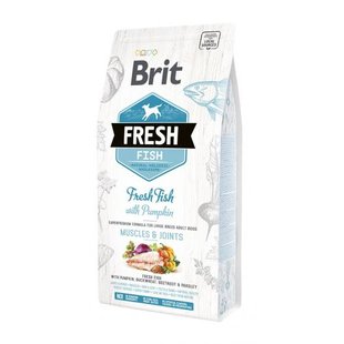 Сухий корм Brit Fresh для дорослих собак великих порід, для м'язів та суглобів, з рибою та гарбузом, 2,5 кг 1111153746 фото