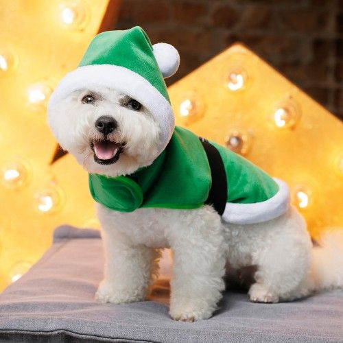 Попона Pet Fashion "Santa" для собак, розмір XS, зелена 1111175261 фото