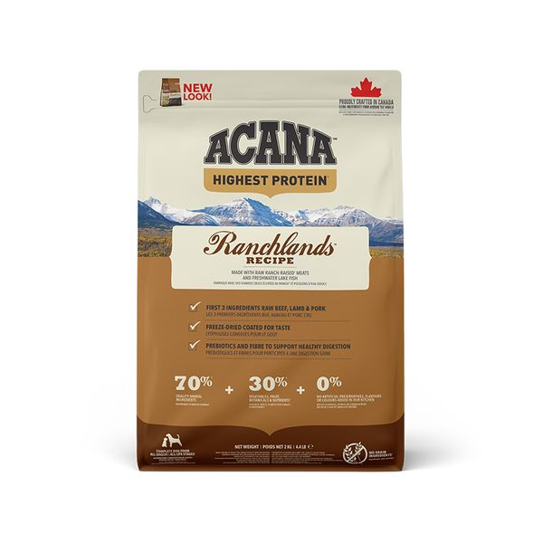 ACANA RANCHLANDS DOG RECIPE 2.0KG a54320 фото