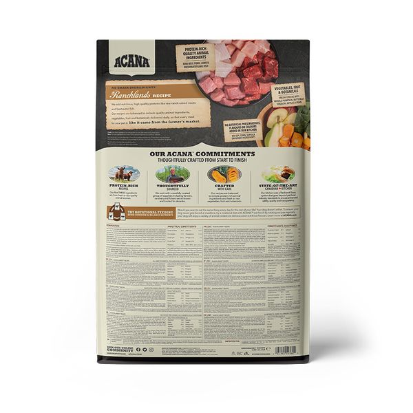 ACANA RANCHLANDS DOG RECIPE 6.0KG a54360 фото