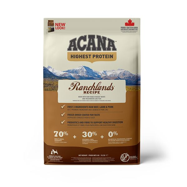 ACANA RANCHLANDS DOG RECIPE 6.0KG a54360 фото