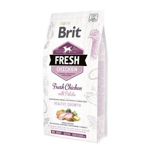 Сухий корм Brit Fresh для цуценят та молодих собак всіх порід, з куркою та картоплею, 2,5 кг 1111153740 фото