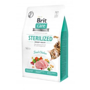 Корм сухий Brit Care Cat Grain Free Sterilized Urinary Health для стерилізованих котів з куркою 400 г 171287/0747 фото