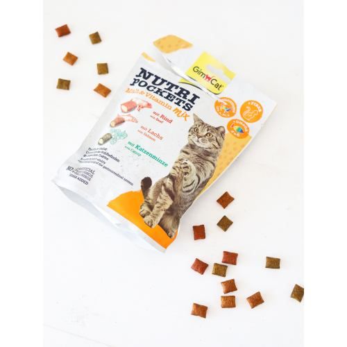 Вітамінні ласощі GimCat Nutri Pockets для котів, мультивітамін мікс, 150 г 1111138659 фото