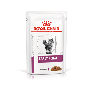 Royal Canin Early Renal - дієтичний вологий корм для котів при захворюваннях нирок (шматочки у соусі) 85 г 12430010 фото