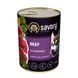 Savory Dog Gourmand Beef - вологий корм паштет для дорослих собак усіх порід з яловичиною 400 г 30433 фото 1