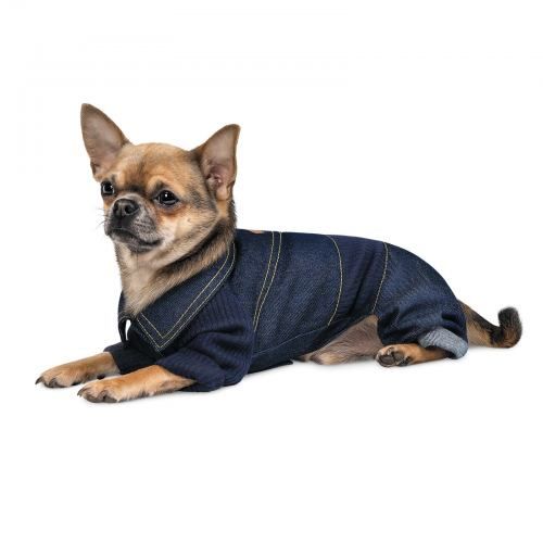 Комбінезон Pet Fashion «Jeans» для собак, розмір XS, джинс 1111167821 фото