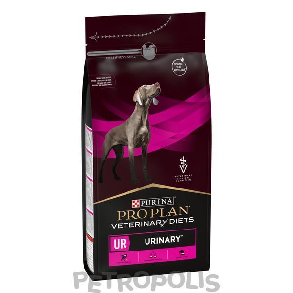 Purina Pro Plan Veterinary Diets UR Urinary - диетический сухой корм при заболеваниях мочевыводящей системы у взрослых собак 1,5 кг 12483252 фото