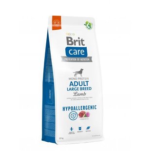 Корм сухий Brit Care Dog Hypoallergenic Adult Large Breed для собак великих порід гіпоалергенний з ягням 12 кг 172222 фото