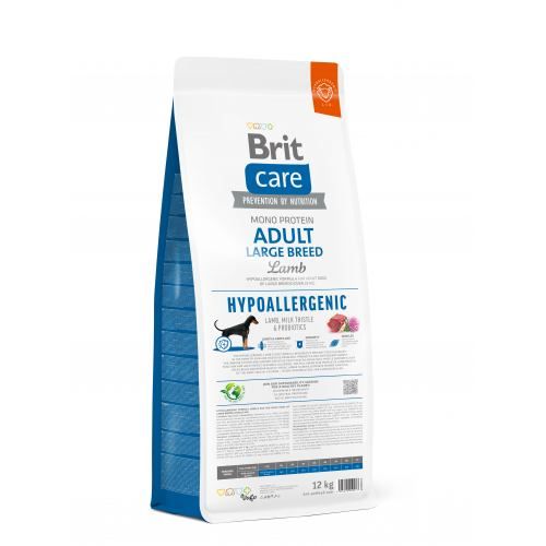 Корм сухий Brit Care Dog Hypoallergenic Adult Large Breed для собак великих порід гіпоалергенний з ягням 12 кг 172222 фото