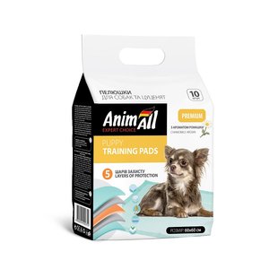 Пелюшки AnimAll 60х60 см з ароматом ромашки/ 10штук 147961 фото