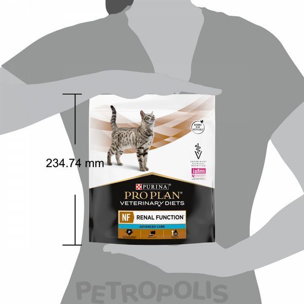 Purina Pro Plan Veterinary Diets NF Renal Function Advanced Care - диетический сухой корм для взрослых кошек для поддержания функции почек при хронической болезни почек 350 г 12499848 фото