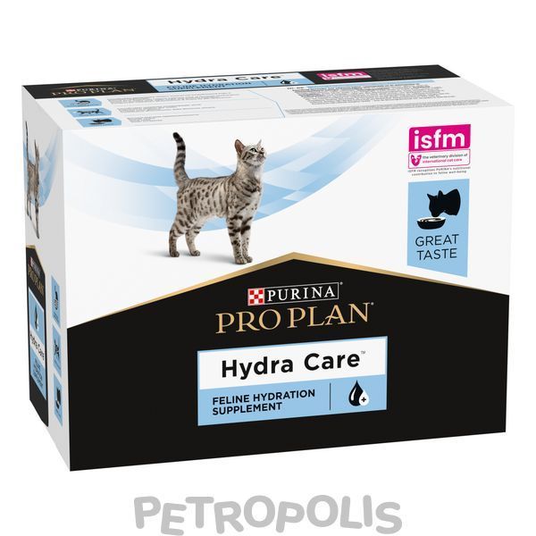 Purina Pro Plan Veterinary Diets HC Hydra Care Feline - диетический влажный корм для взрослых кошек, способствующий увеличению потребления воды и разбавлению мочи 10х85 г 12510785 фото
