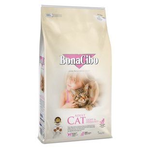 BonaCibo Adult Cat Light&Sterilized 5 kg BC405680 фото