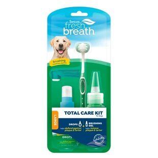 TropiClean Fresh Breath - набор для ухода за ротовой полостью собак крупных пород 59 мл 001299 фото