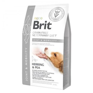 Сухий корм Brit GF VetDiet Dog Mobility для собак, для здоров'я суглобів, з оселедцем, лососем, горохом та гречкою, 2 кг 1111151936 фото