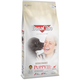 BonaCibo Puppy High Energy Chicken&Rice with Anchovy 15 kg BC405741 фото