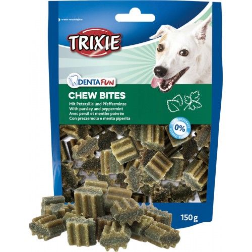 Ласощі Trixie Denta Fun Chew Bites для собак, петрушка та м'ята, 150 г 13429 фото