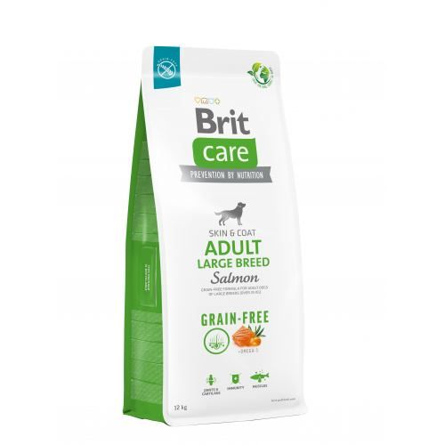 Корм сухий Brit Care Dog Grain-free Adult Large Breed для дорослих собак великих порід беззерновий з лососем 12 кг 172204 фото