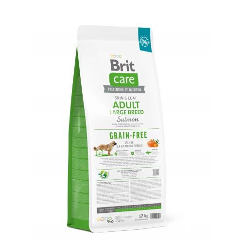 Корм сухий Brit Care Dog Grain-free Adult Large Breed для дорослих собак великих порід беззерновий з лососем 12 кг 172204 фото