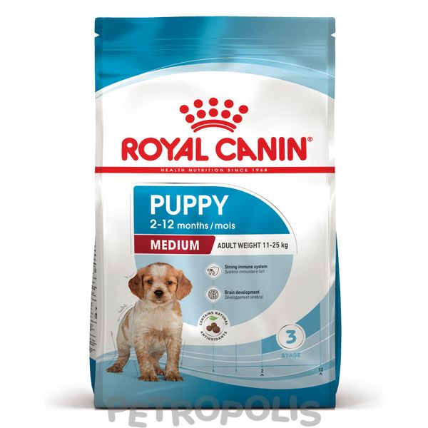 Сухий корм для собак Royal Canin MEDIUM PUPPY 1кг 30030101 фото