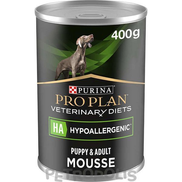 Purina Pro Plan Veterinary Diets HA Hypoallergenic - гипоаллергенный диетический влажный корм для собак с чувствительным пищеварением 400 г 12570790 фото